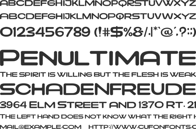 Super Blasters font preview
