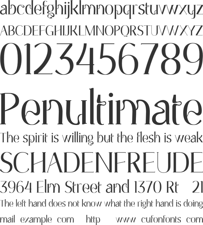 Boegelle_Personal Use font preview