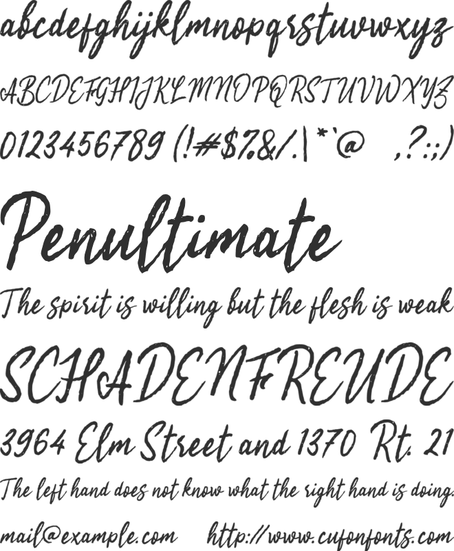 i Irrigation Shallow font preview