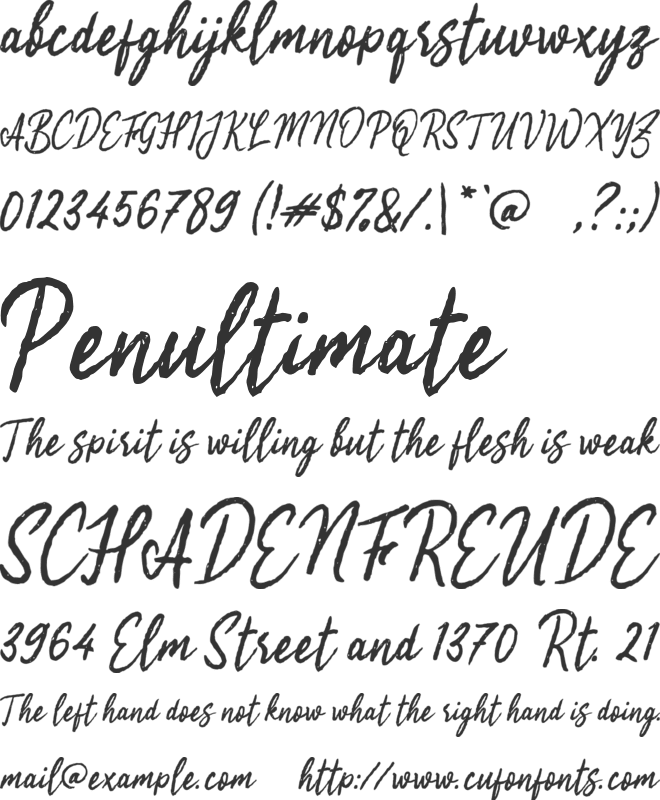 i Irrigation Shallow font preview