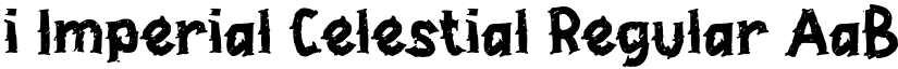 i Imperial Celestial Regular font