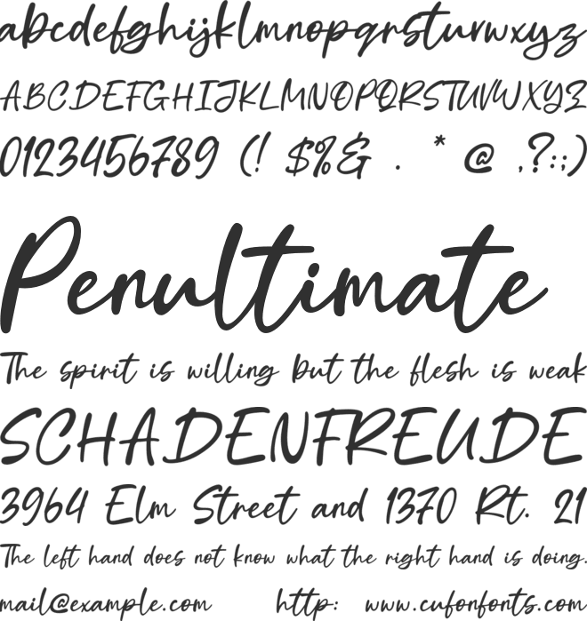 Onbase font preview