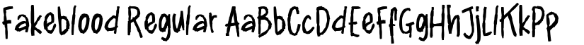 Fakeblood font download