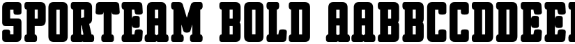Sporteam Bold font