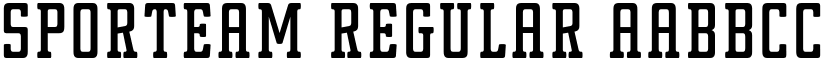 Sporteam Regular font