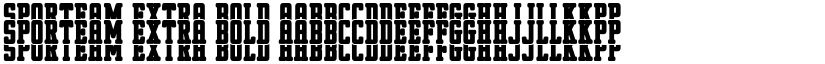 Sporteam Extra Bold font