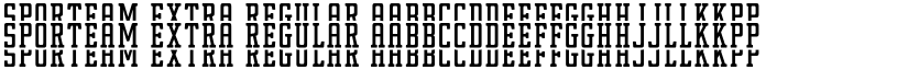 Sporteam Extra Regular font