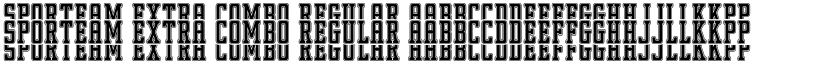 Sporteam Extra Combo Regular font