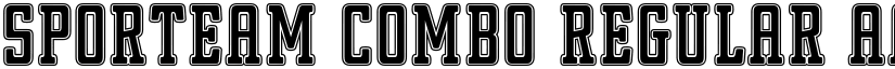 Sporteam combo Regular font