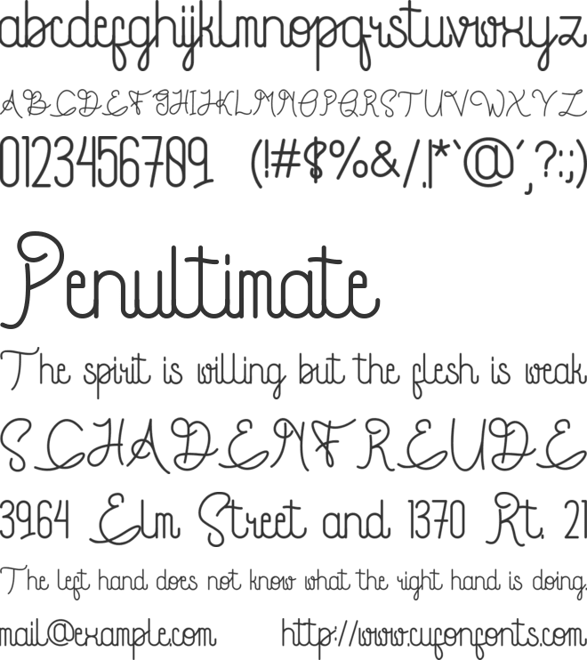 Koldstonk font preview