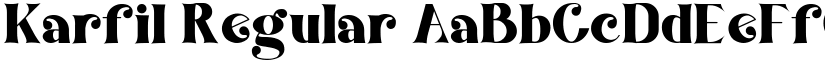 Karfil Regular font