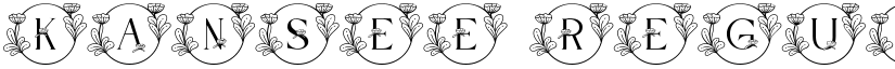 KANSEE Regular font