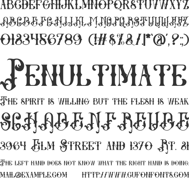 Jockes font preview