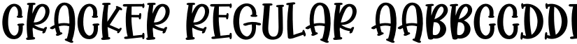Cracker Regular font