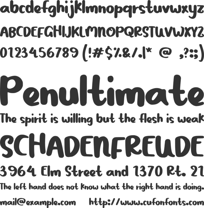 Christmas Garland font preview