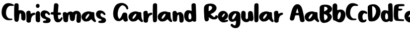 Christmas Garland Regular font