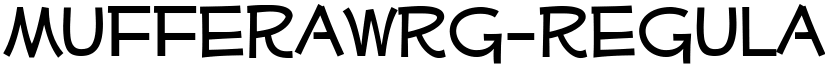 MufferawRg-Regular font