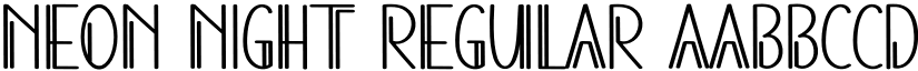 Neon Night Regular font