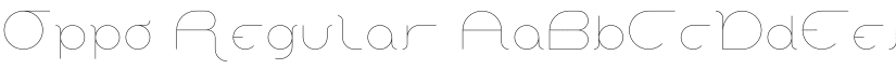 Oppo Regular font