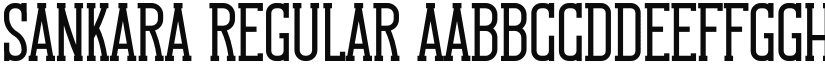 Sankara Regular font