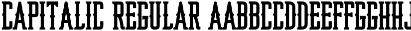 Capitalic Regular font