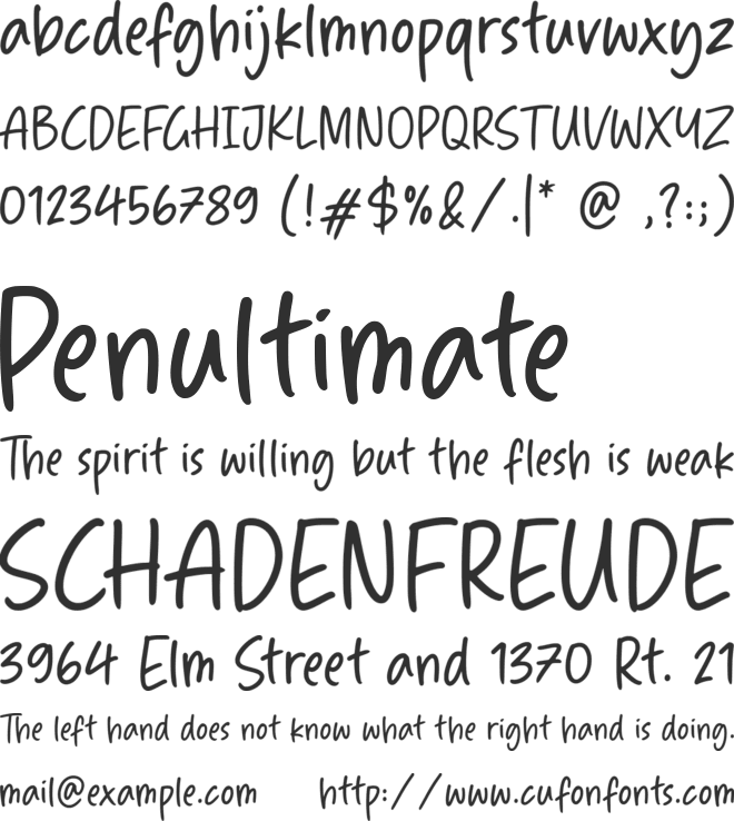 Admire Gustavo font preview