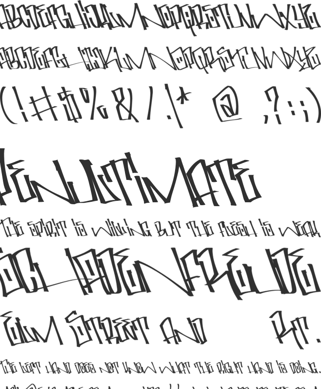 Hoomie font preview
