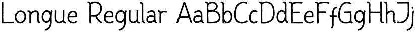 Longue Regular font