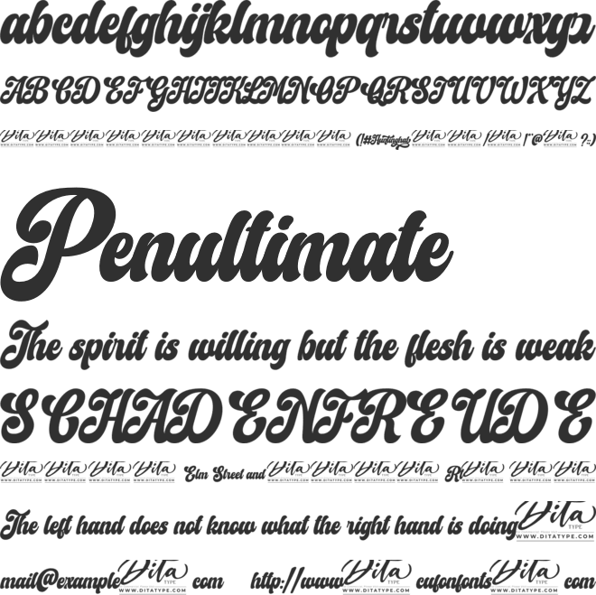 Huntinghat Personal Use font preview