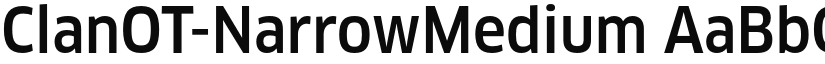 ClanOT-NarrowMedium font