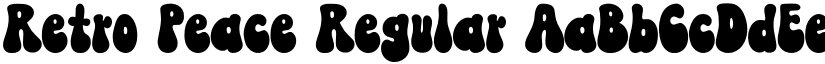 Retro Peace Regular font