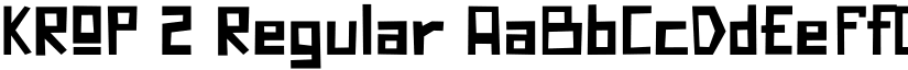 KROP 2 font download