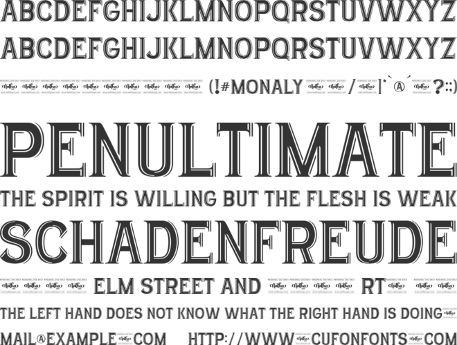 Monaly Personal Use font preview