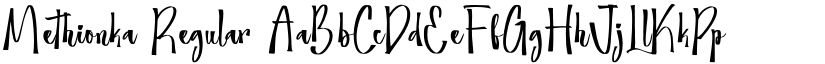 Methionka Regular font