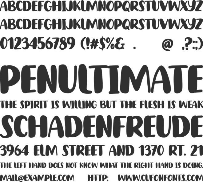 Crafer cricut font preview