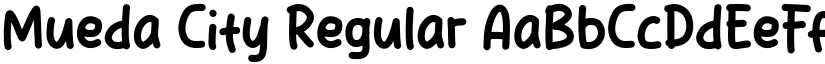 Mueda City font download