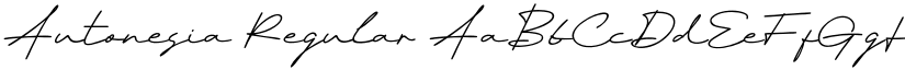 Autonesia Regular font
