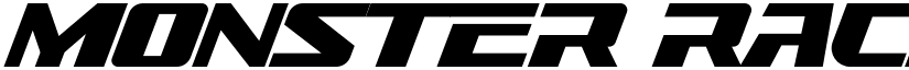 Monster Racing Regular font