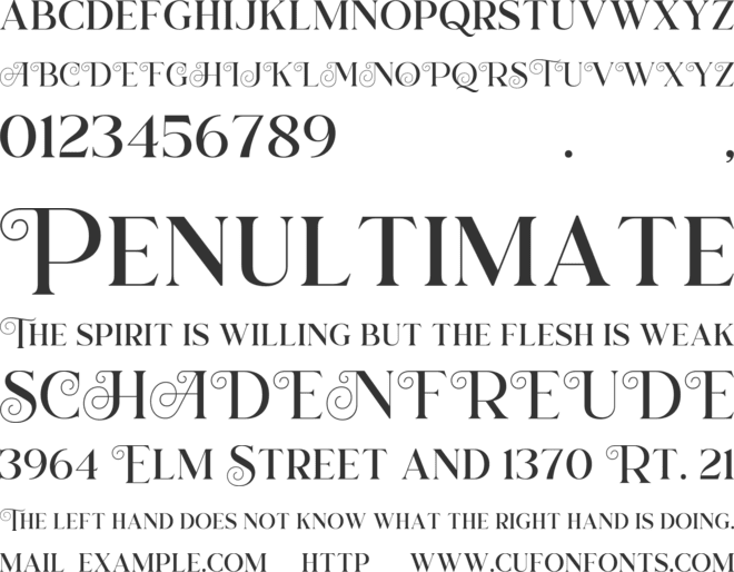 Atsuka Montreal font preview