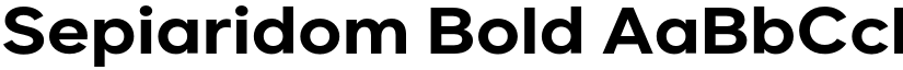 Sepiaridom Bold font