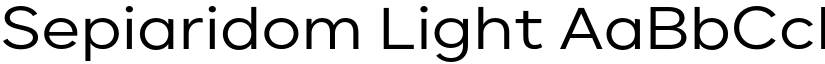 Sepiaridom Light font
