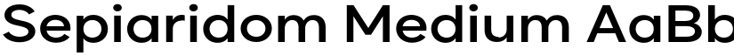 Sepiaridom Medium font