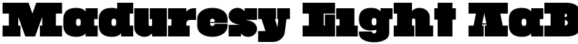 Maduresy Light font
