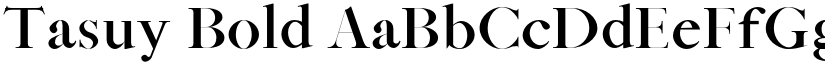 Tasuy Bold font