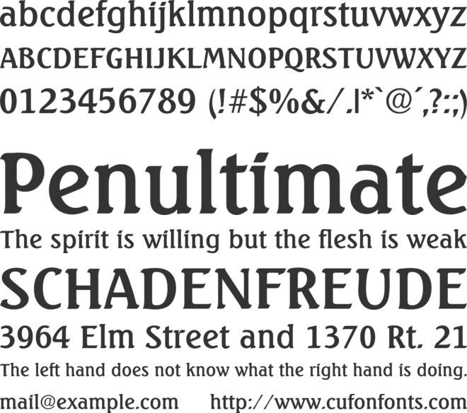 Elvishlis font preview