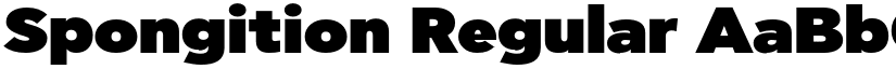 Spongition Regular font