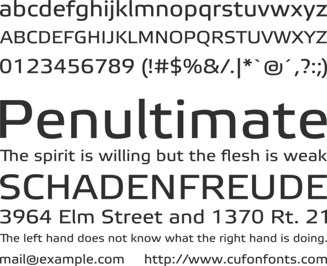 Mituaful font preview