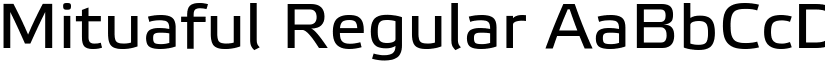 Mituaful Regular font