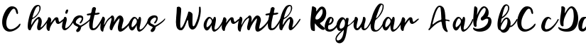 Christmas Warmth Regular font