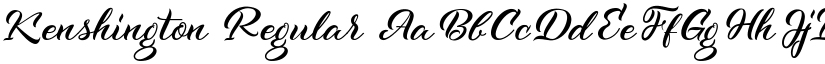 Kenshington Regular font